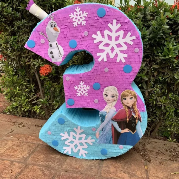 Piñata Numero Frozen