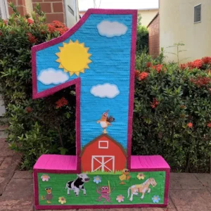 Piñata Numero La Granja de Zenon