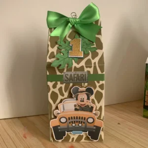 Cotillones Cajita Milk Mickey Safari