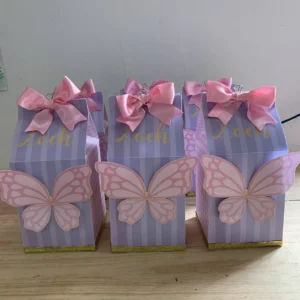 Cotillones Cajita Milk Mariposa