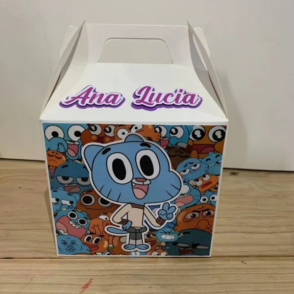 Cotillones Cajita Feliz El Increible Mundo de Gumball