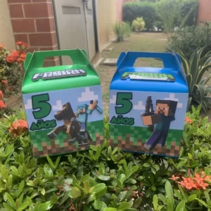 Cotillones Cajita Feliz Minecraft
