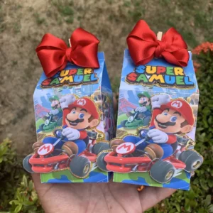 Cotillones Cajita Milk Mario Kart
