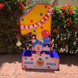 Piñata Numero Plim Plim