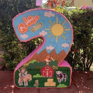 Piñata Numero La Granja de Zenon