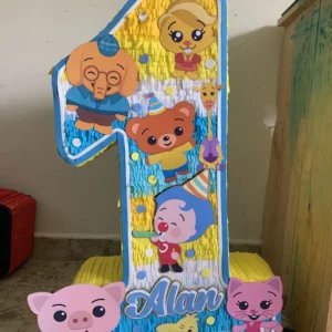 Piñata Numero Plim Plim
