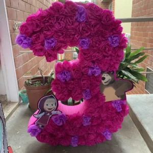 Piñata Numero Flores