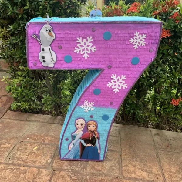Piñata Numero Frozen