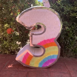 Piñata Numero Arcoiris