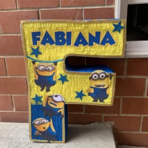 Piñata Letra Minions