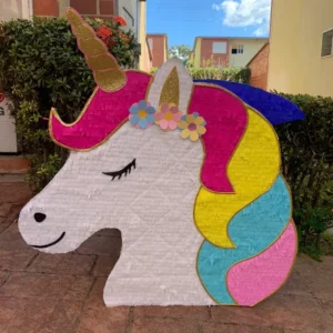 Piñata Doble Cara Unicornio y Sonic