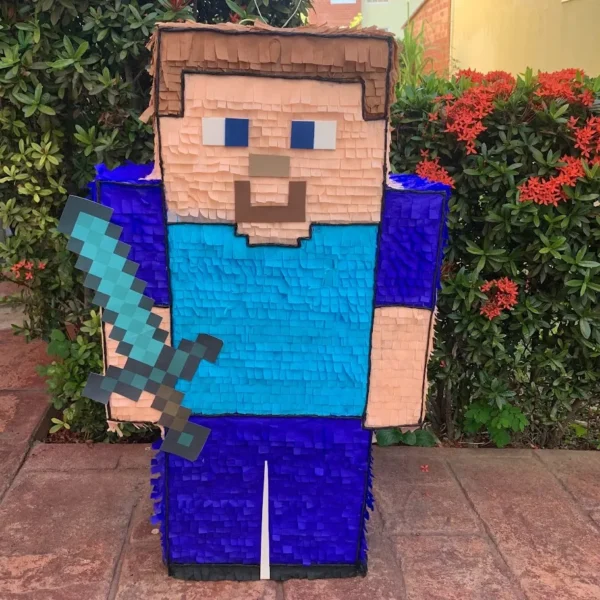 Piñata Steve Minecraft