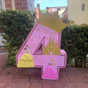 Piñata Numero Princesas Disney