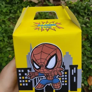 Cotillones Cajita Spiderman