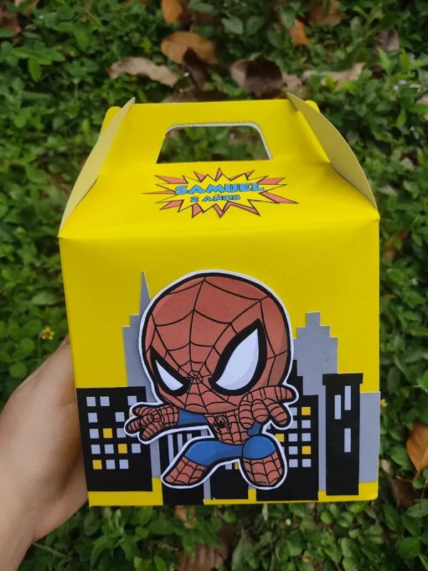 Cotillones Cajita Spiderman