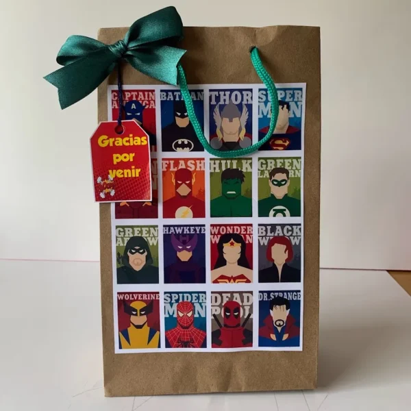 Cotillones Bolsita Superheroes